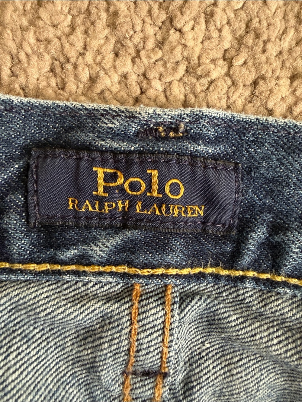 Polo Ralph Lauren Hampton Relax Straight-Leg Blue Denim Jeans- 35 x 32 - Picture 5 of 12
